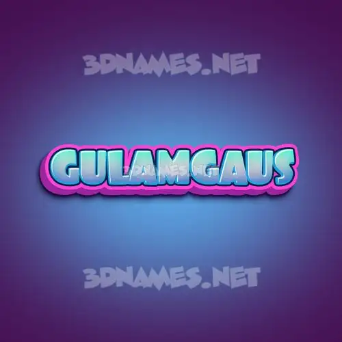 gulamgaus in Phat Purple style - 3D name wallpaper gulamgaus in Phat Purple style - 3D name wallpaper