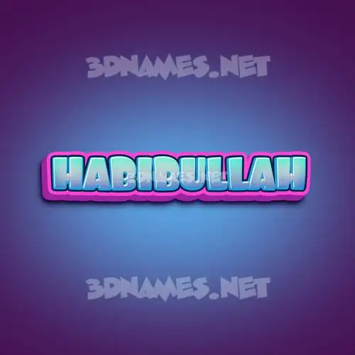 habibullah in Phat Purple style - 3D name wallpaper habibullah in Phat Purple style - 3D name wallpaper