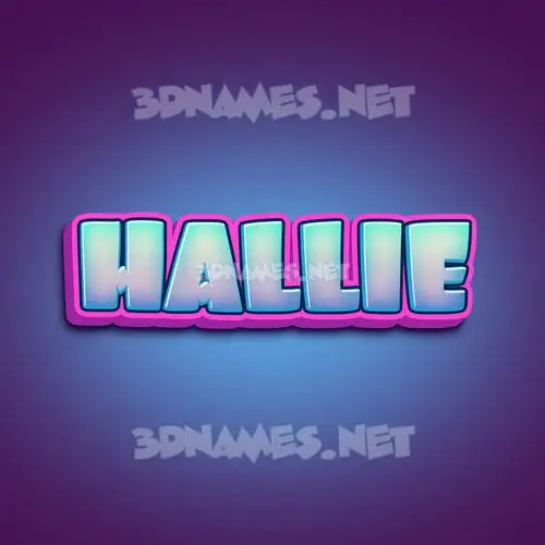 hallie in Phat Purple style - 3D name wallpaper hallie in Phat Purple style - 3D name wallpaper
