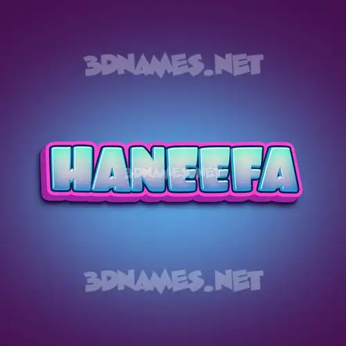 haneefa in Phat Purple style - 3D name wallpaper haneefa in Phat Purple style - 3D name wallpaper
