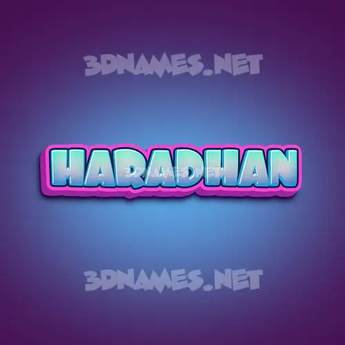haradhan in Phat Purple style - 3D name wallpaper haradhan in Phat Purple style - 3D name wallpaper