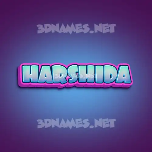 harshida in Phat Purple style - 3D name wallpaper harshida in Phat Purple style - 3D name wallpaper