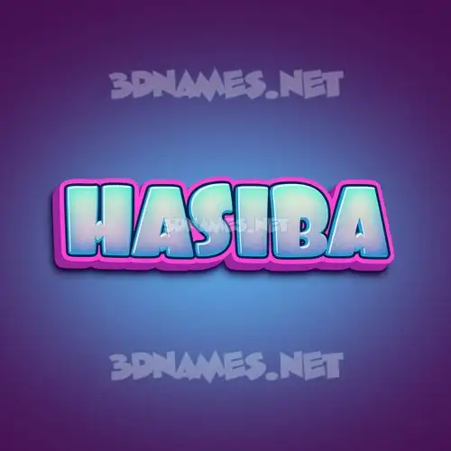 hasiba in Phat Purple style - 3D name wallpaper hasiba in Phat Purple style - 3D name wallpaper