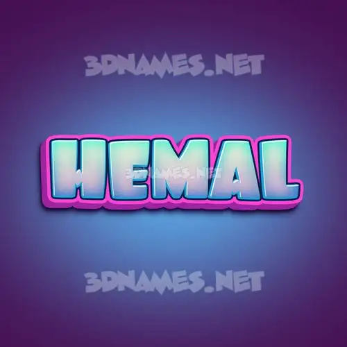 hemal in Phat Purple style - 3D name wallpaper hemal in Phat Purple style - 3D name wallpaper