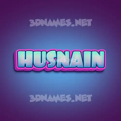 husnain in Phat Purple style - 3D name wallpaper husnain in Phat Purple style - 3D name wallpaper