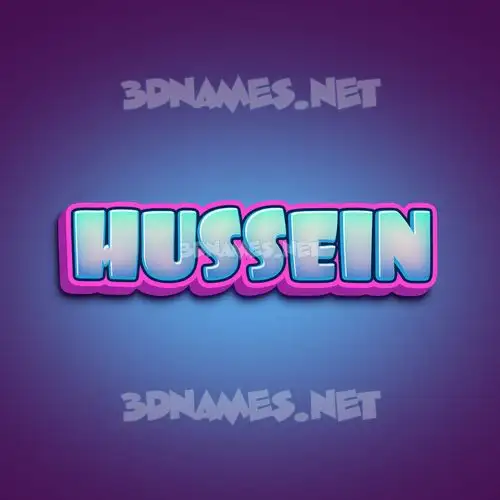 hussein in Phat Purple style - 3D name wallpaper hussein in Phat Purple style - 3D name wallpaper