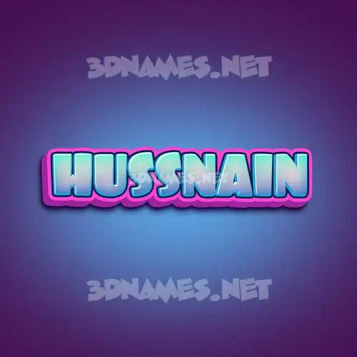 hussnain in Phat Purple style - 3D name wallpaper hussnain in Phat Purple style - 3D name wallpaper