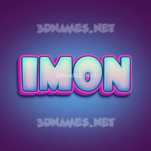 imon in Phat Purple style - 3D name wallpaper imon in Phat Purple style - 3D name wallpaper
