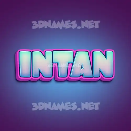 intan in Phat Purple style - 3D name wallpaper intan in Phat Purple style - 3D name wallpaper