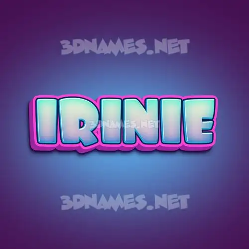 irinie in Phat Purple style - 3D name wallpaper irinie in Phat Purple style - 3D name wallpaper