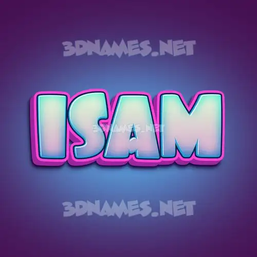 isam in Phat Purple style - 3D name wallpaper isam in Phat Purple style - 3D name wallpaper