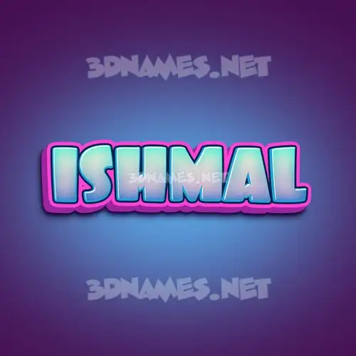 ishmal in Phat Purple style - 3D name wallpaper ishmal in Phat Purple style - 3D name wallpaper