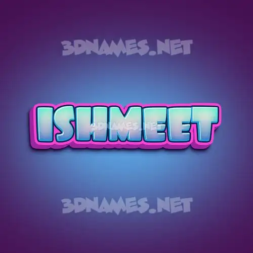 ishmeet in Phat Purple style - 3D name wallpaper ishmeet in Phat Purple style - 3D name wallpaper