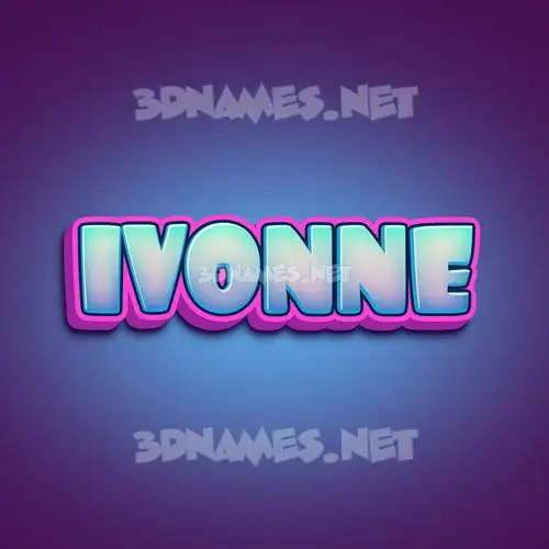 ivonne in Phat Purple style - 3D name wallpaper ivonne in Phat Purple style - 3D name wallpaper