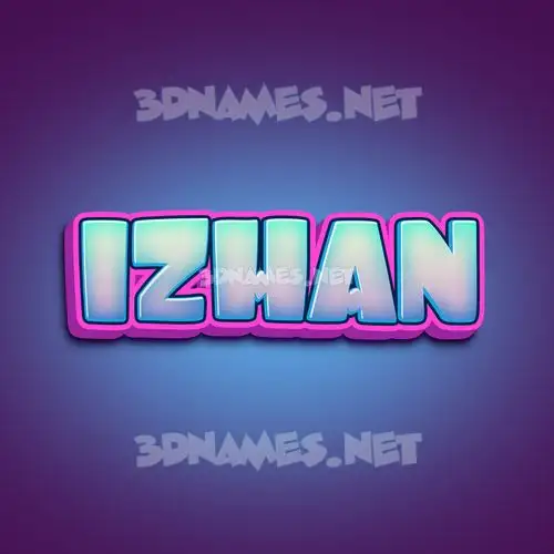 izhan in Phat Purple style - 3D name wallpaper izhan in Phat Purple style - 3D name wallpaper