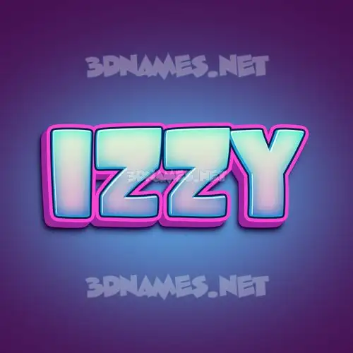 izzy in Phat Purple style - 3D name wallpaper izzy in Phat Purple style - 3D name wallpaper