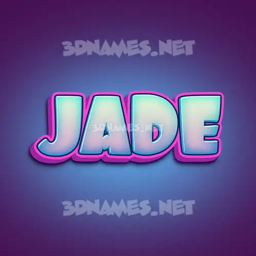 jade in Phat Purple style - 3D name wallpaper jade in Phat Purple style - 3D name wallpaper