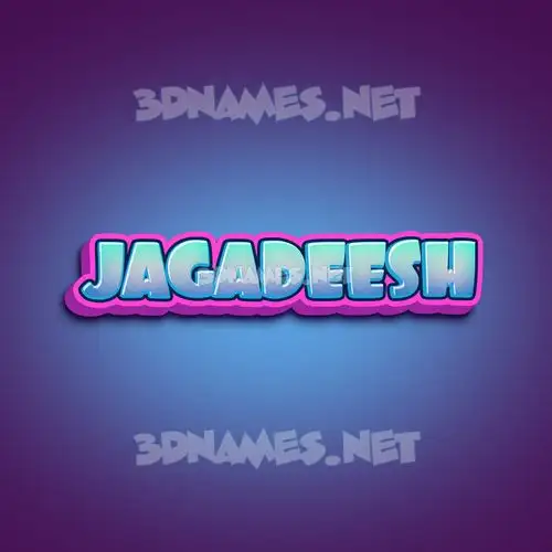 jagadeesh in Phat Purple style - 3D name wallpaper