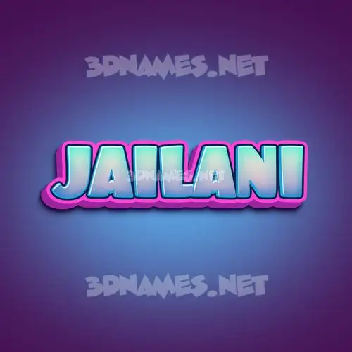jailani in Phat Purple style - 3D name wallpaper jailani in Phat Purple style - 3D name wallpaper