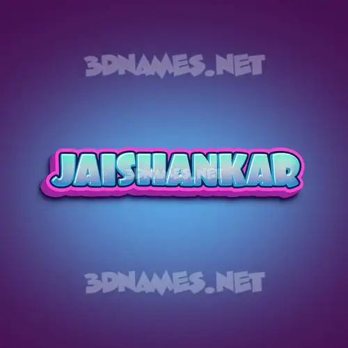 jaishankar in Phat Purple style - 3D name wallpaper