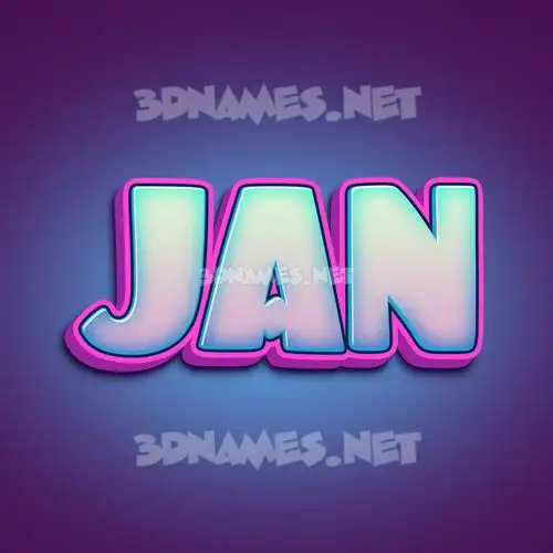 jan in Phat Purple style - 3D name wallpaper jan in Phat Purple style - 3D name wallpaper