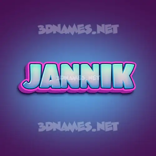 jannik in Phat Purple style - 3D name wallpaper jannik in Phat Purple style - 3D name wallpaper