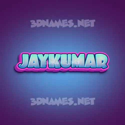 jaykumar in Phat Purple style - 3D name wallpaper