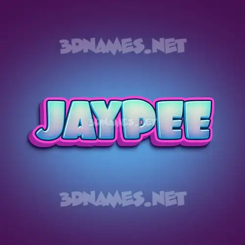 jaypee in Phat Purple style - 3D name wallpaper