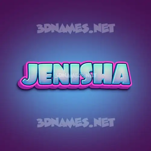jenisha in Phat Purple style - 3D name wallpaper jenisha in Phat Purple style - 3D name wallpaper