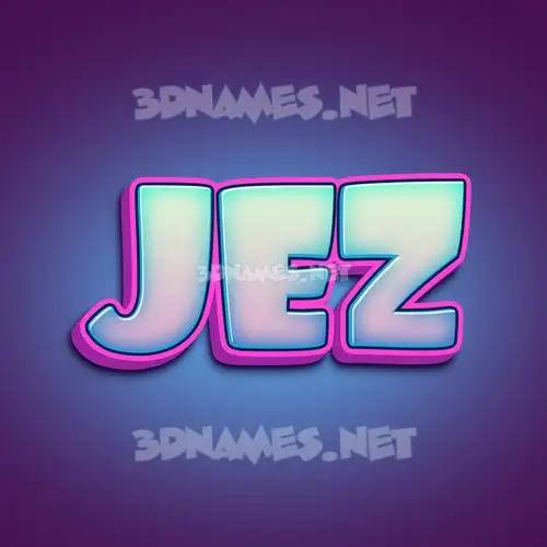 jez in Phat Purple style - 3D name wallpaper jez in Phat Purple style - 3D name wallpaper