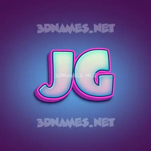 jg in Phat Purple style - 3D name wallpaper jg in Phat Purple style - 3D name wallpaper