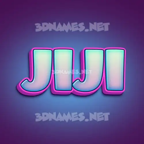 jiji in Phat Purple style - 3D name wallpaper jiji in Phat Purple style - 3D name wallpaper