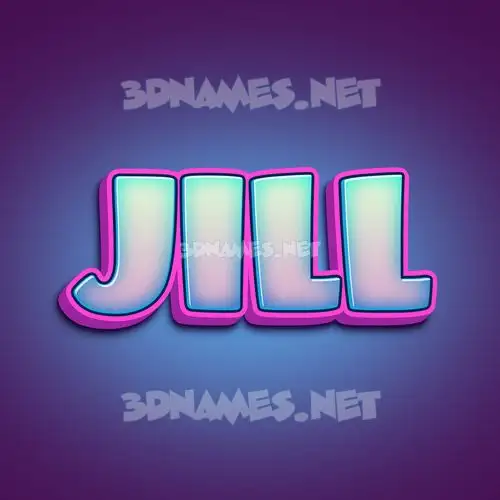 jill in Phat Purple style - 3D name wallpaper jill in Phat Purple style - 3D name wallpaper