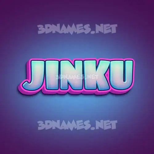 jinku in Phat Purple style - 3D name wallpaper jinku in Phat Purple style - 3D name wallpaper