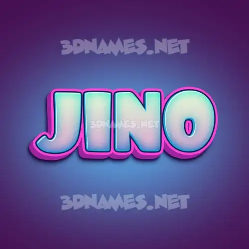 jino in Phat Purple style - 3D name wallpaper jino in Phat Purple style - 3D name wallpaper