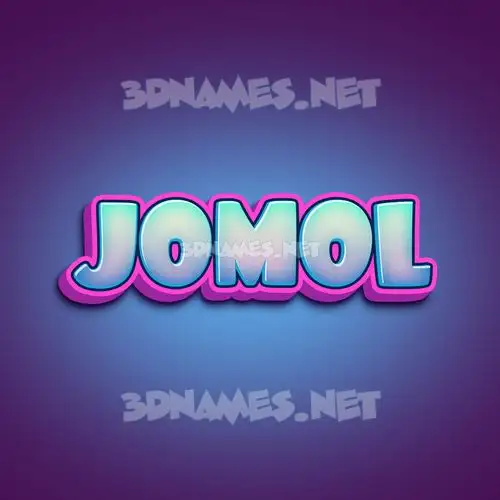 jomol in Phat Purple style - 3D name wallpaper jomol in Phat Purple style - 3D name wallpaper