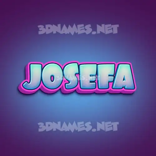 josefa in Phat Purple style - 3D name wallpaper josefa in Phat Purple style - 3D name wallpaper
