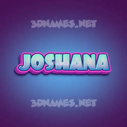 joshana in Phat Purple style - 3D name wallpaper joshana in Phat Purple style - 3D name wallpaper