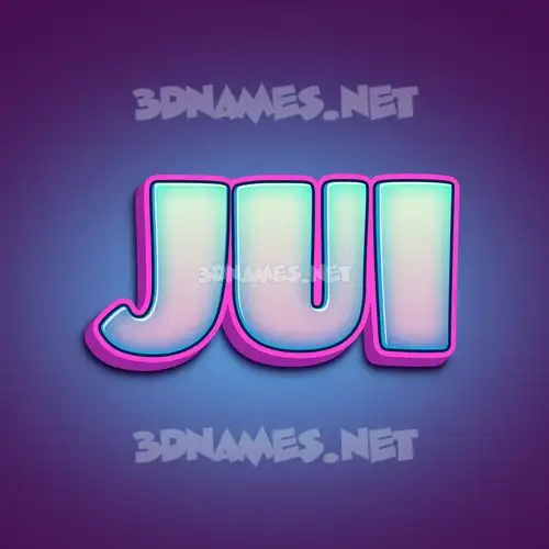 jui in Phat Purple style - 3D name wallpaper jui in Phat Purple style - 3D name wallpaper
