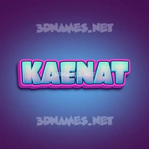 kaenat in Phat Purple style - 3D name wallpaper kaenat in Phat Purple style - 3D name wallpaper
