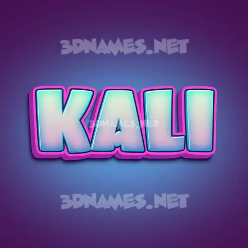 kali in Phat Purple style - 3D name wallpaper kali in Phat Purple style - 3D name wallpaper