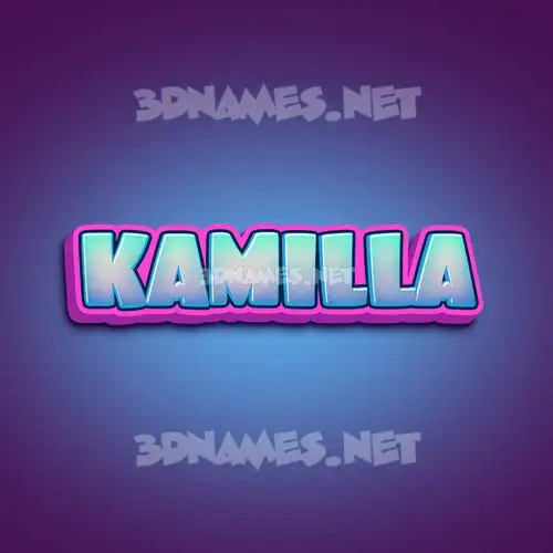 kamilla in Phat Purple style - 3D name wallpaper kamilla in Phat Purple style - 3D name wallpaper