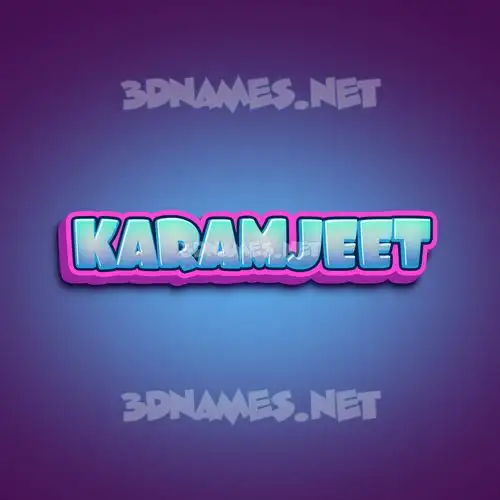 karamjeet in Phat Purple style - 3D name wallpaper karamjeet in Phat Purple style - 3D name wallpaper
