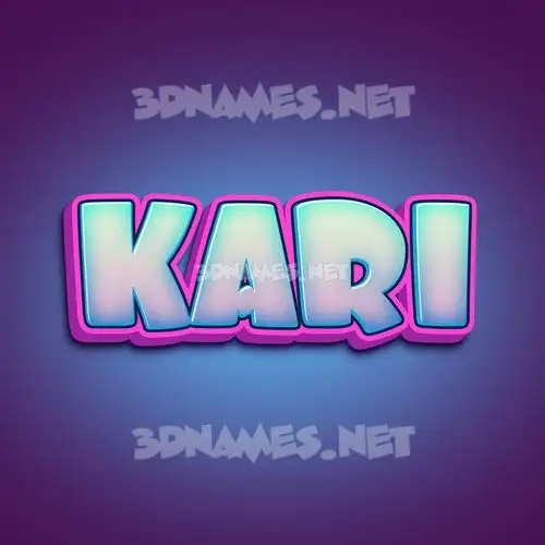 kari in Phat Purple style - 3D name wallpaper kari in Phat Purple style - 3D name wallpaper