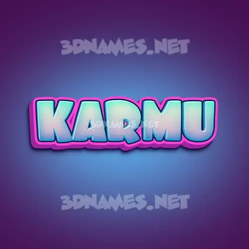karmu in Phat Purple style - 3D name wallpaper karmu in Phat Purple style - 3D name wallpaper