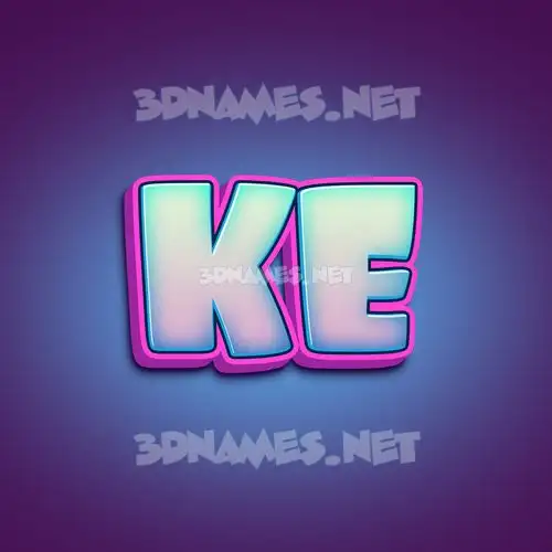 ke in Phat Purple style - 3D name wallpaper ke in Phat Purple style - 3D name wallpaper