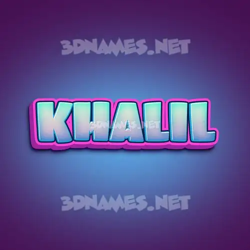 khalil in Phat Purple style - 3D name wallpaper khalil in Phat Purple style - 3D name wallpaper