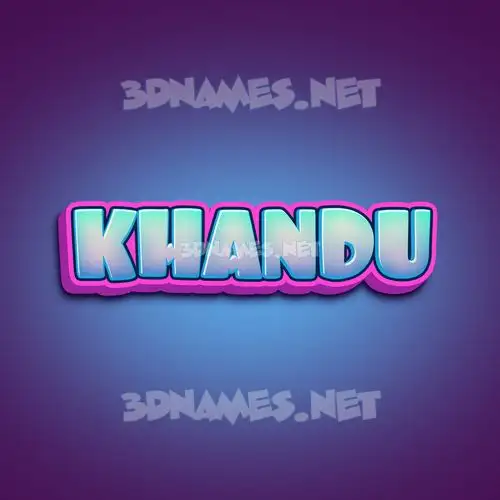 khandu in Phat Purple style - 3D name wallpaper khandu in Phat Purple style - 3D name wallpaper