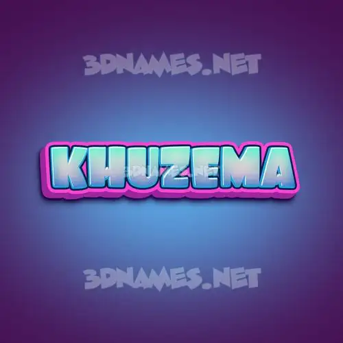 khuzema in Phat Purple style - 3D name wallpaper khuzema in Phat Purple style - 3D name wallpaper
