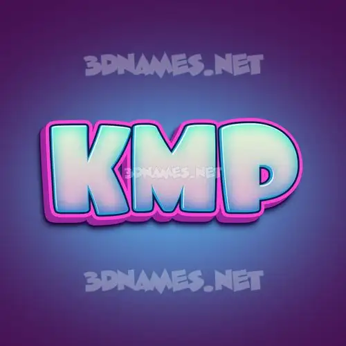 kmp in Phat Purple style - 3D name wallpaper kmp in Phat Purple style - 3D name wallpaper